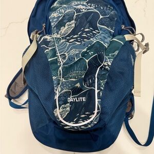 OSPREY Navy and Teal Daylite Backpack